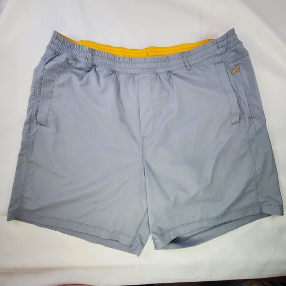 Boom Birddogs Mens 3XL Gray Boomstick Athletic Lined Shorts Nylon & Spandex - Picture 1 of 7
